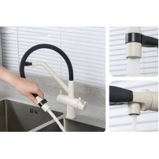 Смеситель для кухни Gappo G4398-81 Белый Черный