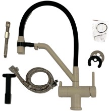 Смеситель для кухни Gappo G4398-81 Белый Черный