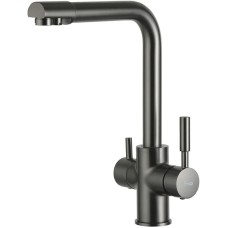Смеситель для кухни Frap H52 F4352-9 Оружейная сталь