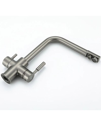 Смеситель для кухни Frap H52 F4352-9 Оружейная сталь