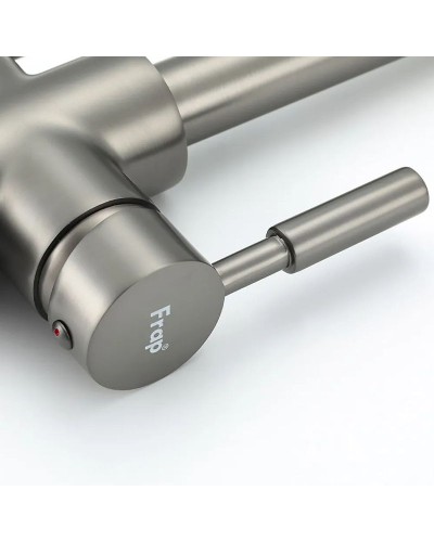 Смеситель для кухни Frap H52 F4352-9 Оружейная сталь