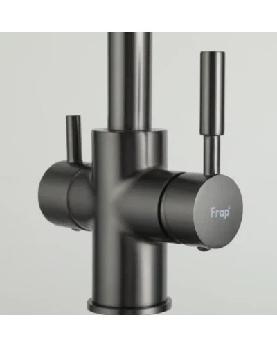 Смеситель для кухни Frap H52 F4352-9 Оружейная сталь