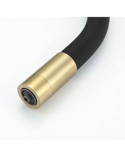 Смеситель для кухни Frap H69 F4396-3 Сатин золотой Черный