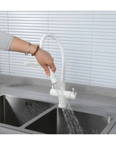 Смеситель для кухни Gappo G4398-88 Белый