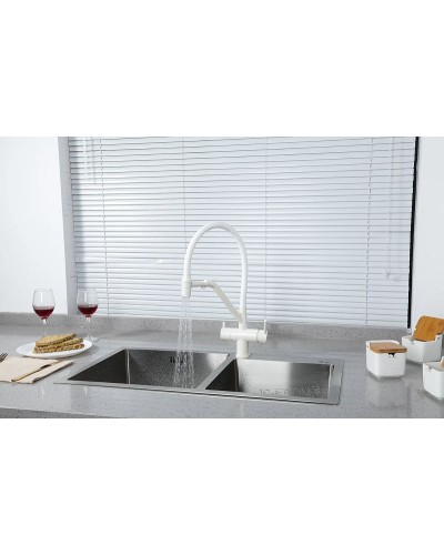 Смеситель для кухни Gappo G4398-88 Белый