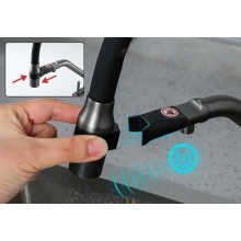 Смеситель для кухни Gappo G4398-89 Оружейная сталь Черный