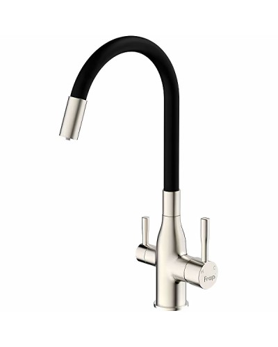 Смеситель для кухни Frap H69 F4396-5 Сатин Черный