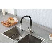 Смеситель для кухни Frap H69 F4396-5 Сатин Черный