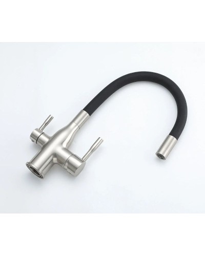 Смеситель для кухни Frap H69 F4396-5 Сатин Черный