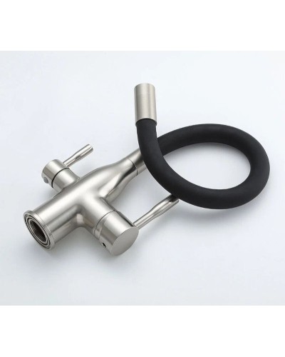 Смеситель для кухни Frap H69 F4396-5 Сатин Черный