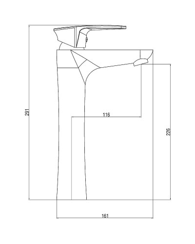 Смеситель для раковины Orange OneLife P09-121cr Хром