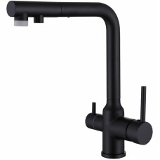 Смеситель для кухни Abber Emotion AF8814B Черный матовый