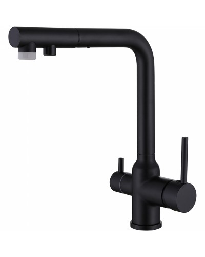 Смеситель для кухни Abber Emotion AF8814B Черный матовый