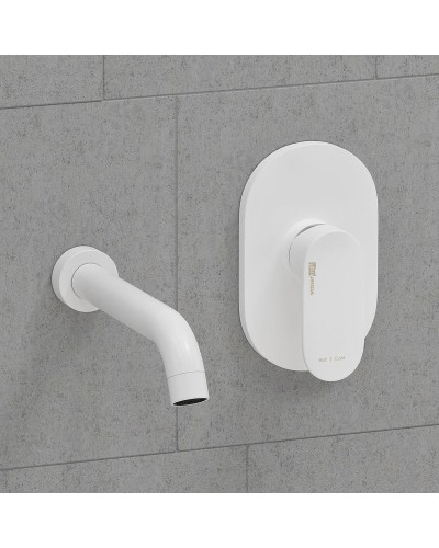 Смеситель для раковины WasserKRAFT A85593 Белый матовый