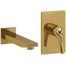 Смеситель для раковины WasserKRAFT A71573 Золото глянцевое
