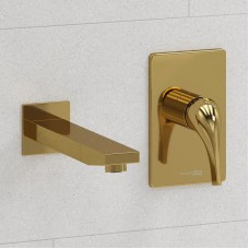 Смеситель для раковины WasserKRAFT A71573 Золото глянцевое