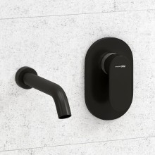 Смеситель для раковины WasserKRAFT A74543 Черный матовый