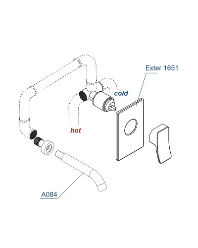 Смеситель для раковины WasserKRAFT A16573 Светлая бронза