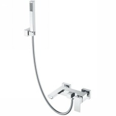 Смеситель для ванны Boheme Qubic 473-CR Хром