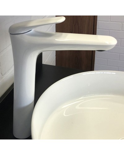 Смеситель для раковины Comforty FC074B-CKBT Белый