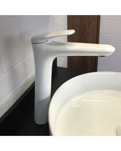 Смеситель для раковины Comforty FC074B-CKBT Белый