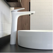 Смеситель для раковины Comforty FC074B-CKBT Белый