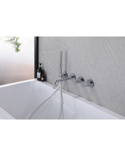 Смеситель для ванны Abber Wasser Kreis AF8130 Хром