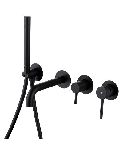 Смеситель для ванны Abber Wasser Kreis AF8130B Черный матовый