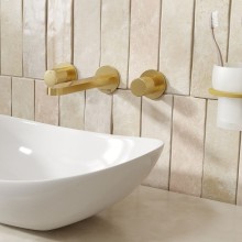 Смеситель для раковины WasserKRAFT Schunter 8245 Золото матовое