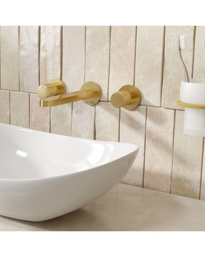 Смеситель для раковины WasserKRAFT Schunter 8245 Золото матовое