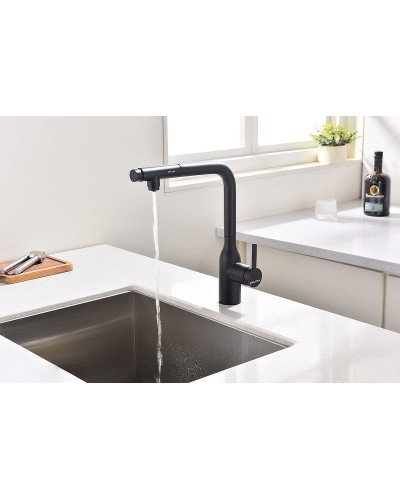 Смеситель для кухни Paulmark Viper Vi213105-401 Антрацит