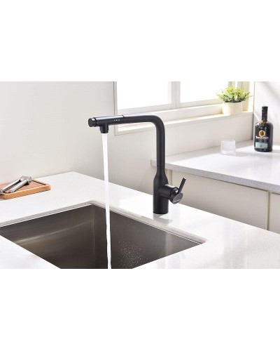 Смеситель для кухни Paulmark Viper Vi213105-401 Антрацит