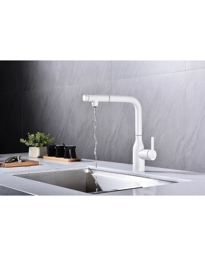 Смеситель для кухни Paulmark Viper Vi213105-431 Белый матовый