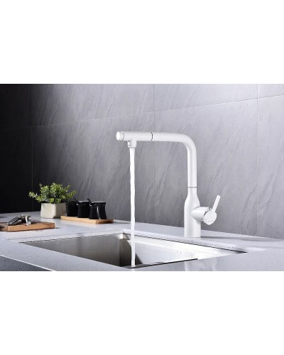 Смеситель для кухни Paulmark Viper Vi213105-431 Белый матовый