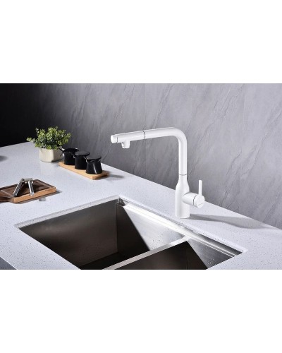 Смеситель для кухни Paulmark Viper Vi213105-431 Белый матовый