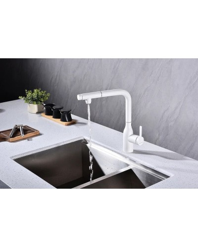 Смеситель для кухни Paulmark Viper Vi213105-431 Белый матовый