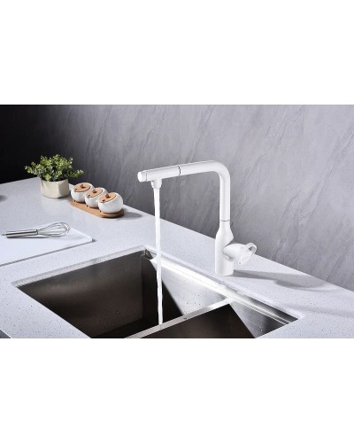 Смеситель для кухни Paulmark Urban Ur213104-431 Белый матовый