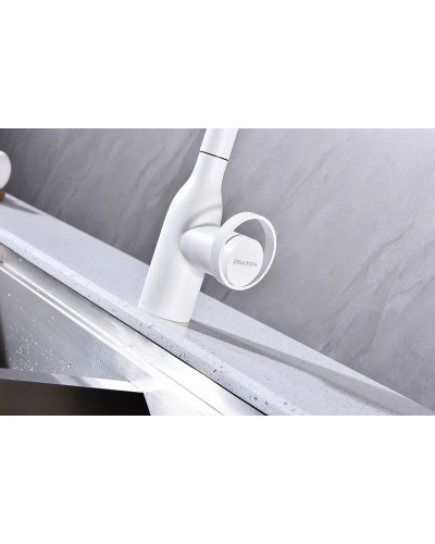 Смеситель для кухни Paulmark Urban Ur213104-431 Белый матовый
