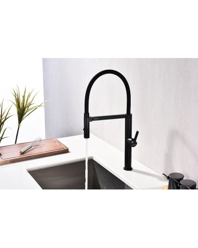 Смеситель для кухни Paulmark Leader Le214101-401 Антрацит