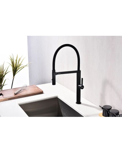 Смеситель для кухни Paulmark Leader Le214101-401 Антрацит