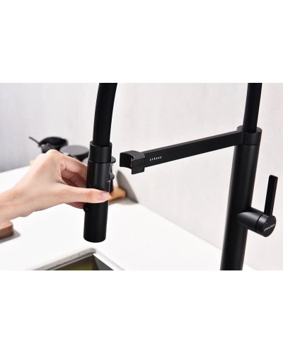 Смеситель для кухни Paulmark Leader Le214101-401 Антрацит