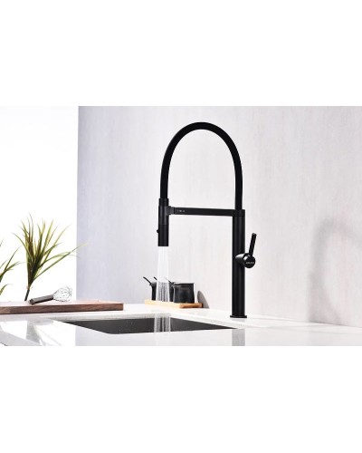 Смеситель для кухни Paulmark Leader Le214101-401 Антрацит