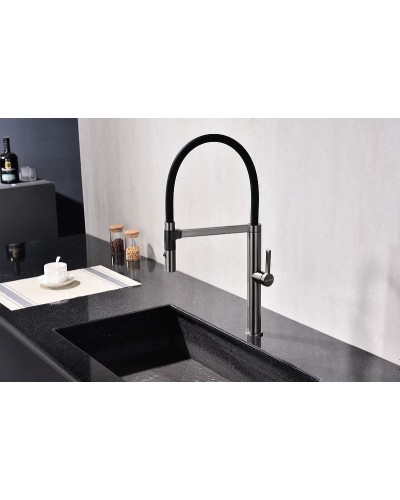 Смеситель для кухни Paulmark Leader Le214101-B Беретта