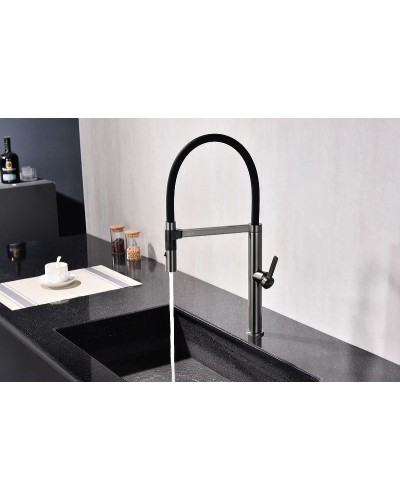 Смеситель для кухни Paulmark Leader Le214101-B Беретта