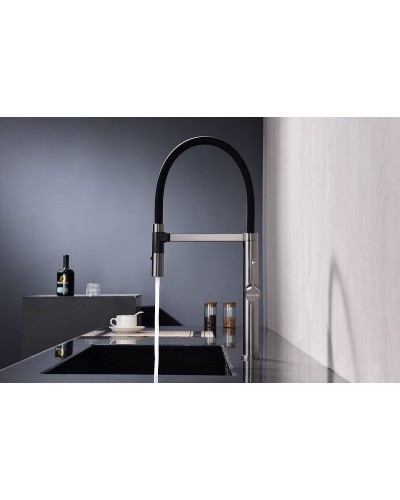 Смеситель для кухни Paulmark Leader Le214101-B Беретта