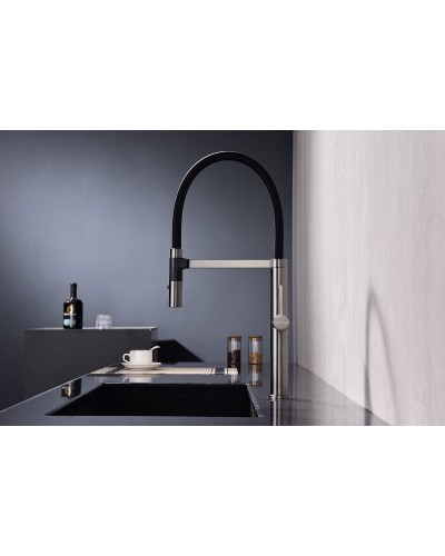 Смеситель для кухни Paulmark Leader Le214101-B Беретта