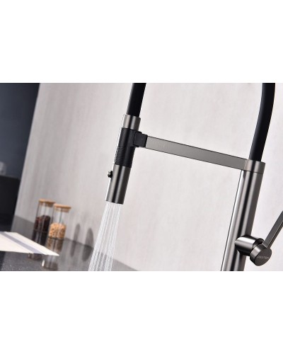 Смеситель для кухни Paulmark Leader Le214101-B Беретта