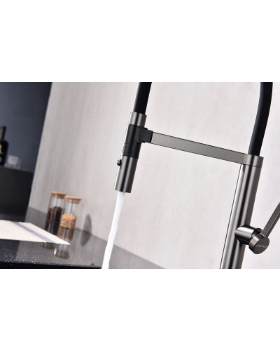 Смеситель для кухни Paulmark Leader Le214101-B Беретта