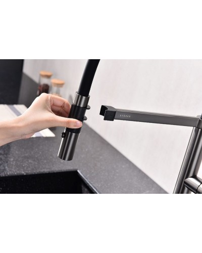 Смеситель для кухни Paulmark Leader Le214101-B Беретта