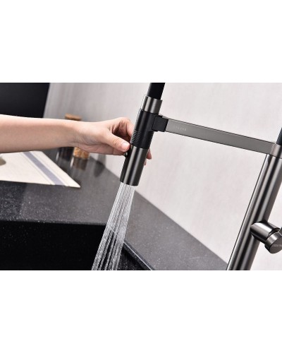 Смеситель для кухни Paulmark Leader Le214101-B Беретта